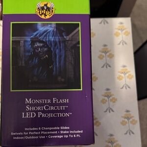 Spirit Monster Flash LED Projector with Purple and Green Details